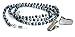 Silk Rose Women's Eyeglasses Beaded Chain and Badge Holder for IDs and Cards, Gray