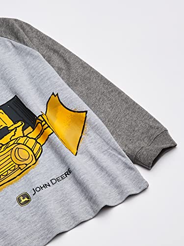John Deere Boys Tee T Shirt, Heather Grey, 3-4T Us #TOP2
