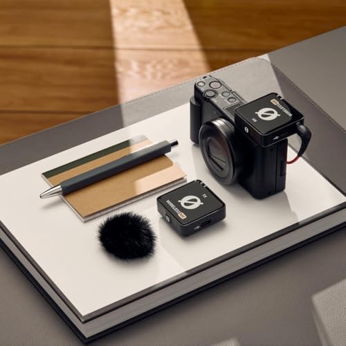 Transmisor inalámbrico Rode Wireless ME TX con adaptador de mano verde Interview GO y cortavientos de espuma — Micrófono clip-on de 24 bits Serie IV para entrevistas, reportajes, cobertura de eventos y bodas miniatura 6