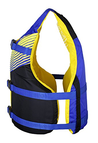 Stohlquist Fit Youth (50-90 Lbs) High Mobility Pfd Life Jacket Vest - Coast Guard Approved For Kids, Lightweight Buoyancy Foam, Fully Adjustable For Children & Juniors | Blue & Black #TOP3