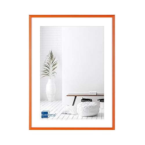 Bildershop-24 Cadres en plastique cadres photo modernes, (30 X 40 cm) orange