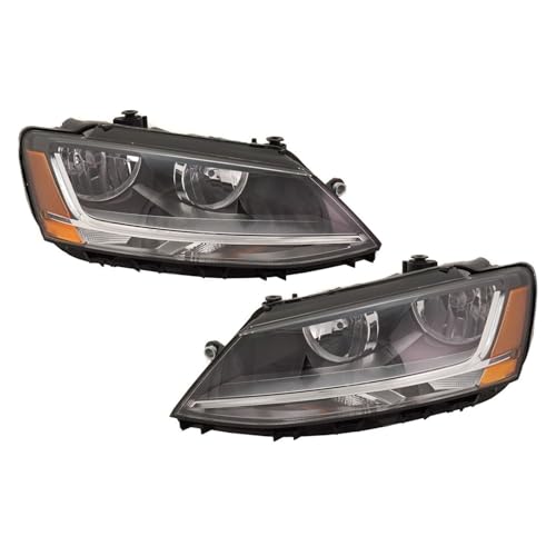 KLLNSYYU Headlight Set Driver and Passenger Side Left Right VW2502168 VW2503168 16550458 5C7941006J 5C7941005J