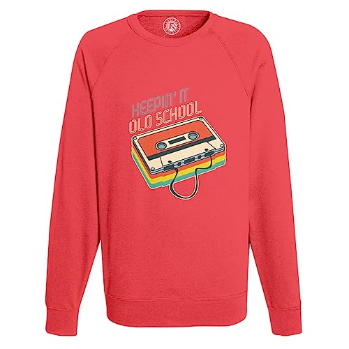 Sweat Homme Keepin It Old School Cassette Audio le cadeau retro parfait pour Noel
