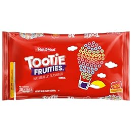 Malt-O-Meal Tootie Fruities Breakfast Cereal for Kids, Colorful and Fruity, Family Size, 30 oz Resealable Bag