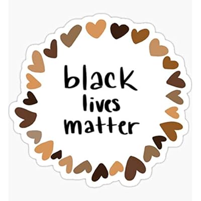 Adesivo BLM Black Lives Matter Pugno, Solidariet&agrave;, Alleato, Decalcomania, Esterno, Arcobaleno, Camion, Adesivi, Testo, Olografico, LGBTQ, Vinile - Italia