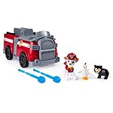 Paw Patrol, Marshall's Ride 'N' Rescue, Transforming 2-in-1 Playset & Fire Truck, for Kids Aged 3 & Up