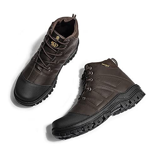 Bota Adventure Masculina Trilha Costurado Confortavel (43, Marrom)