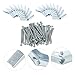 SKISUNO 60pcs Hollow Wall Anchors Steel Toggle Bolts Drywall Hanging Bolts Wing Nut Self Drilling for Drywall and Hollow Walls