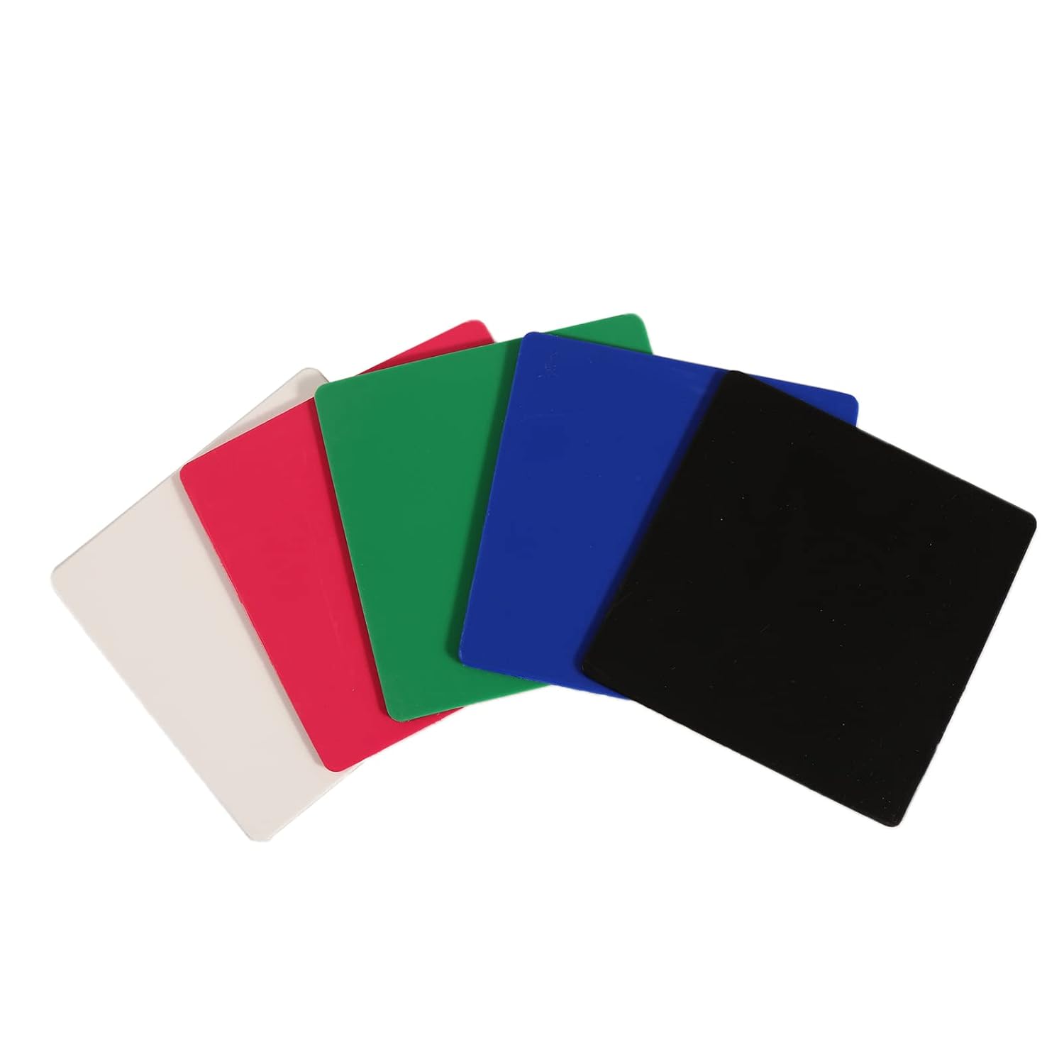 BA BIO.Art 3.0 mm 5 Pcs Dental Soft Splint, Mix Colors, Sold by JMU | 5'' x 5'', Square, EVA Material, For the Vacuum Forming Machine, Made in Brazil