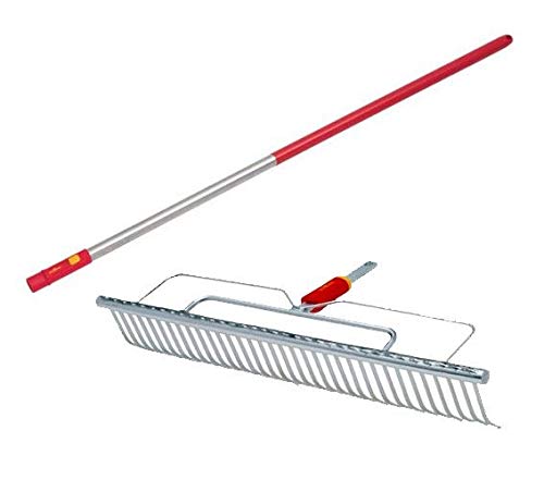 Wolf-Garten Multi Change Longspan Wide Rake UHM 58cm & ZMI15 142cm 1.42m Handle