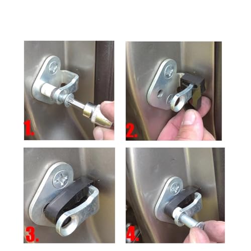 Amortisseur insonorisant de porte voiture LADA Granta tampon caoutchouc serrure Kalina 4pcs - 2
