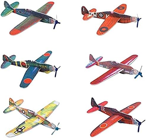 Rhode Island Novelty Flying Glider Plane Set (8 inches)