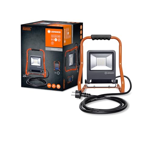 LEDVANCE LED Arbeitslicht, Leuchte für Außenanwendungen, Kaltweiß, S-Stand, LED Worklight, 50W