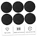 BEBEMOKO 6pcs Volcanic Massage Stones for Essential Oil Energy Stones for Relaxation and Muscle Relief Smooth Black for and Home Massage