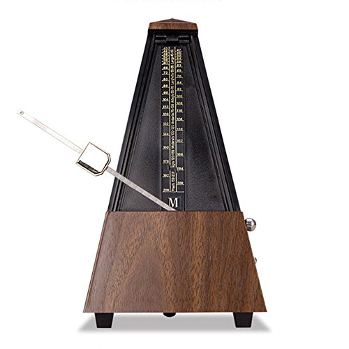 TAMUME Bois-Coloré Antique Cru Pyramide Style Renforcé plastique Metronome 40-208 BPM Tempo Minuteur Musique Intégré… - Les Beatles, Paul McCartney, John Lennon, RIngo Starr, George Harrison TAMUME Bois-Coloré Antique Cru Pyramide Style Renforcé plastique Metronome 40-208 BPM Tempo Minuteur Musique Intégré… – Image 4