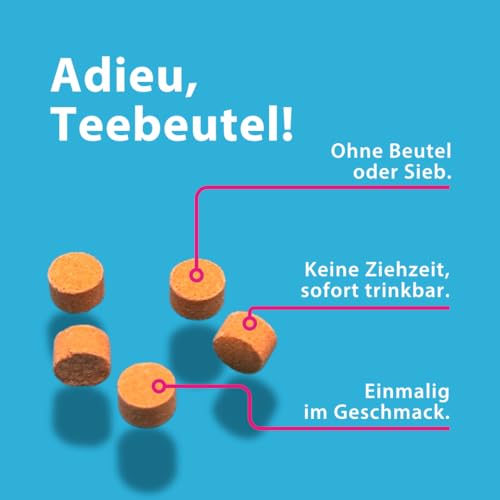 TEABALLS – 10ER ENTDECKER SET – ca. 400 Tassen Tee – heiß & kalt löslich, natürlich & zuckerfrei – Tee ohne Beutel – Probierset & Geschenkidee für Familie, Freunde & Kollegen
