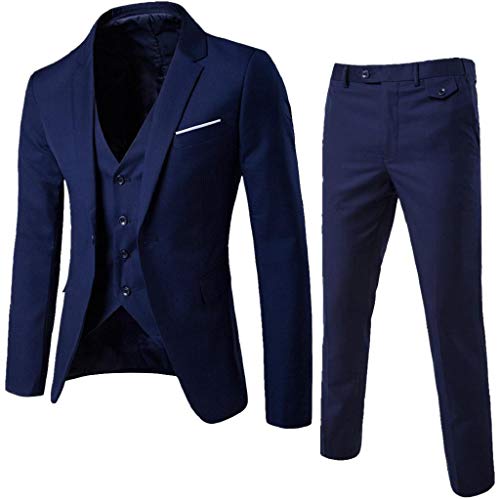 SHOBDW Hombre Traje Talla Grande de Manga Larga Abrigos de Invierno de...