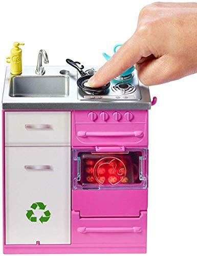 Image of Barbie Dream House Doll house with Pool, Slide & Elevator