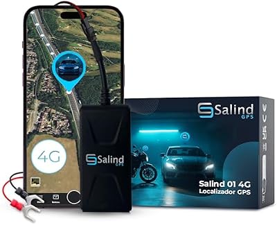 Salind 01 4G - Localizador GPS para Coche, Moto y Otros Vehículos - Conexión Directa a Batería - Seguimiento en Tiempo Real, Historial de Rutas y Alarmas - Longitud Total del Cable 1,38m
