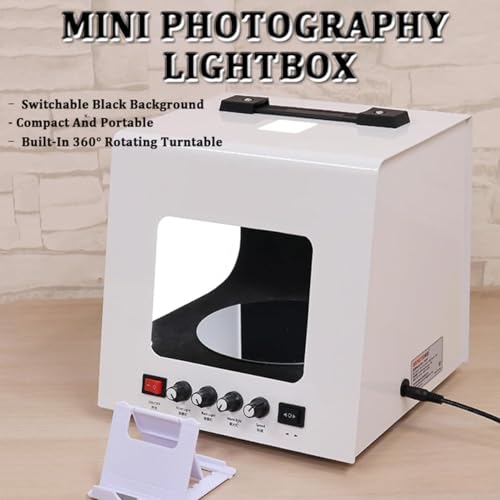 Caja de luz fotográfica de precisión con tocadiscos eléctrico integrado 5