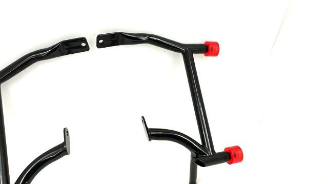 HCmotorku Motorfiets Zadeltasbeschermers – Crash Bars & Bumper Set Voor Harley Touring 2009-2024 – Incl. Decoratief Wiel – Stalen Beschermbuis – Sterk & Strak