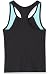 RED WAGON Camiseta Deportiva de Tirantes para Niñas, Negro (Black/menthol Blue), 6...