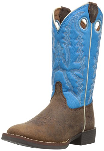 Justin Boots Kids' Chocolate Buffalo Bent Rail Western, Brown, 10 D Toddler