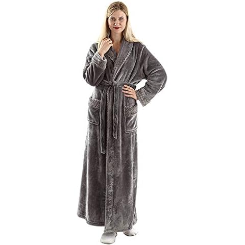 Oksun Women's Full Length Fleece Robe Cover