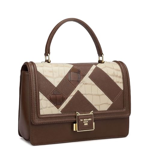 Image of Da Milano Leather Small Satchel