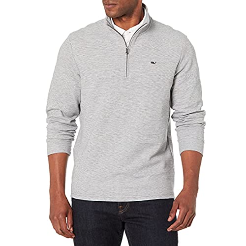 Image of vineyard vines Men's Saltwater Quarter-Zip Pullover Sweater