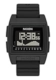 NIXON Base Tide Pro A1307 - Black - 100M Water Resistant Men's Digital Surf Watch (42mm Watch Face, 24mm Pu/Rubber/Silicone Band) - Made with #Tide Recycled Ocean Plastics