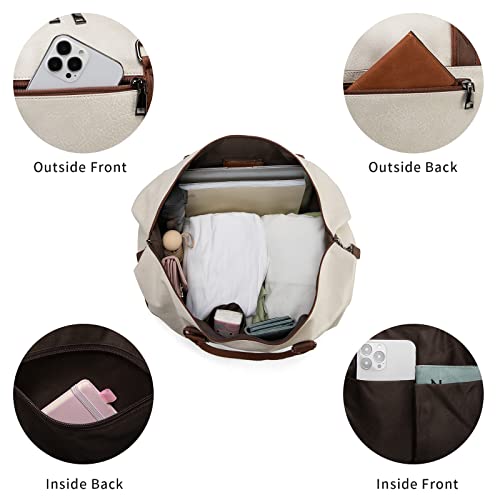 Bolsas de viagem, bolsa noturna para fim de semana com bolsa de sapatos grande bolsa de mão bolsa de