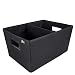 MIU COLOR Car Trunk Storage Organizer Collapsible Cargo Storage Containers for Car, Truck, SUV; Black