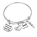 bobauna Practically Perfect in Every Way Inspired by Mary Poppins Expandable Wire Bangle Bracelet for Her (Practically Perfect Bracelet)