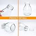 Accguan Reusable Glass Bottles with Lids,11oz, Suitable for Milk, Juice, Beverage, Party, Weddings, Shower Supplies and Gifts(22 pcs)