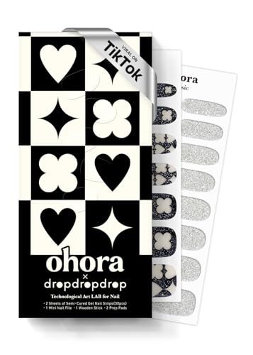 ohora Semi Cured Gel Nail Strips (N Check in Wonderland) - Works ...