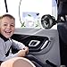 Car Fan, Battery Operated USB Car Fan with Durable Hook, 4 Speed Strong Airflow,360 Degree Rotatable Car Fan, 5V Cooling Air Small Personal Fan for Car, Rear&Back Seat Passenger Baby Kids etc(Black)