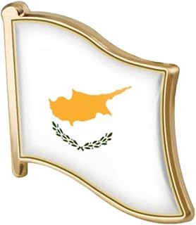 vmcoatdu Country Flag Pin Badge International Travel Brooch Metal Alloy Souvenir Pin for Hat Clothes Backpack