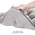 FABRICASTLE Outdoor Chair Cushions Patio Cushion Premium Comfortable Thick Fill Tufted 19" x 19" Floor Wicker Seat Pads, 2 Count (Grey, 2)