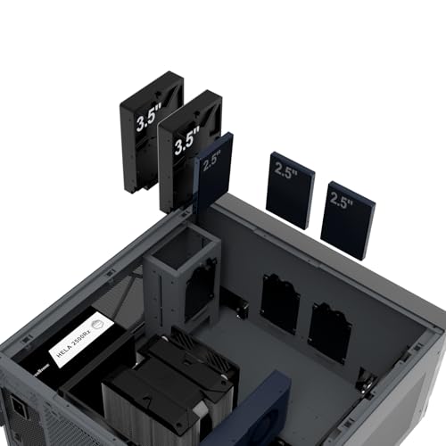 Silverstone Crown 04, Htpc, Un Cuore Senza Tempo Per Il Vostro Soggiorno, 360 Mm, Alluminio, SST-CW04TB - 10