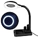 Produktbild Lupenlampe, 5 x 10 x Lupe, Schreibtischlampe, verstellbare Lupe, Tischlampe zum Lesen, Basteln, Reparieren, Nähen Schwarz