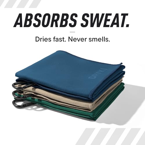 Image of Pocket-Sized Sweat Towels - Original Sweat Absorbing Handkerchiefs | Quick-Dry Microfiber Sweat Rags for Face, Hands, & Body - Men & Women - Gym, Sports, Work