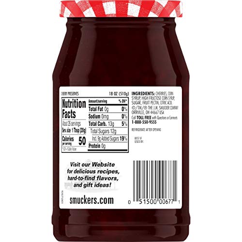 Smucker's Cherry Preserves, 18 Ounces #TOP1