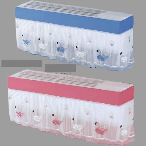 Tapovan fashion Fabric Premium Work Indoor Ac Dust Protection Cover Designer Summer Ac Cover For 1.5 Ton(97 X 31 X 21.5 Cm )(1.5Ton Pink Duck+Royal Duck) (B0C8DGNX3P) Amazon Price History, Amazon Price Tracker