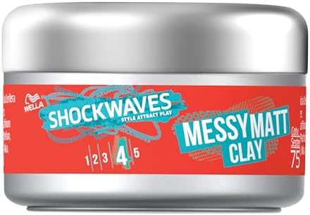 Wella Shockwaves Go Matt Clay Pack 75 ml