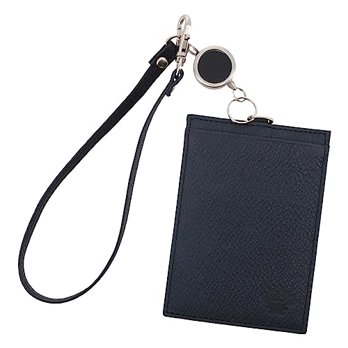 [Orobianco] [オロビアンコ] パスケース 本革 メンズ ポインテッド ORS-130871 日本製 リール付き 牛革 レザー 【75】 ネイビー