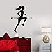 Produktbild LoveMQ Vinyl Aufkleber Gesunder Lebensstil Motivation Sport Woman Run Wandaufkleber 47 * 57cm