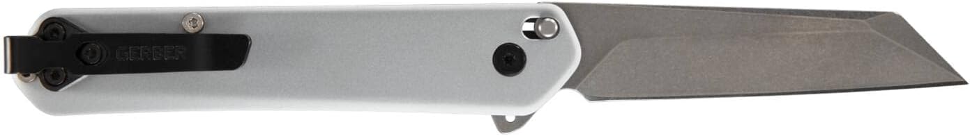 Gerber Gear Spire Pocket Knife, EDC Folding Knife with Pocket Clip and Fine Edge Tactical Blade, Aluminum