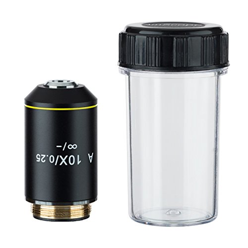 AmScope 10X Infinity Achromatic Microscope Objective (DIN)