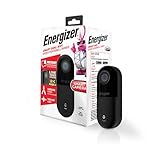 Energizer Smart 2K Doorbell, Wired Video Doorbell Security Camera, 2-Way Audio, Night Vision, Cloud & Micro SD Storage, Remote Access App, Instant Motion Sensor, Live Viewing, Requires Existing Wires